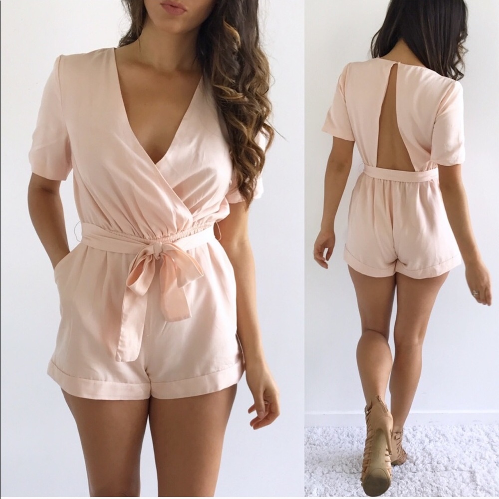Finders Keepers Open Back Romper